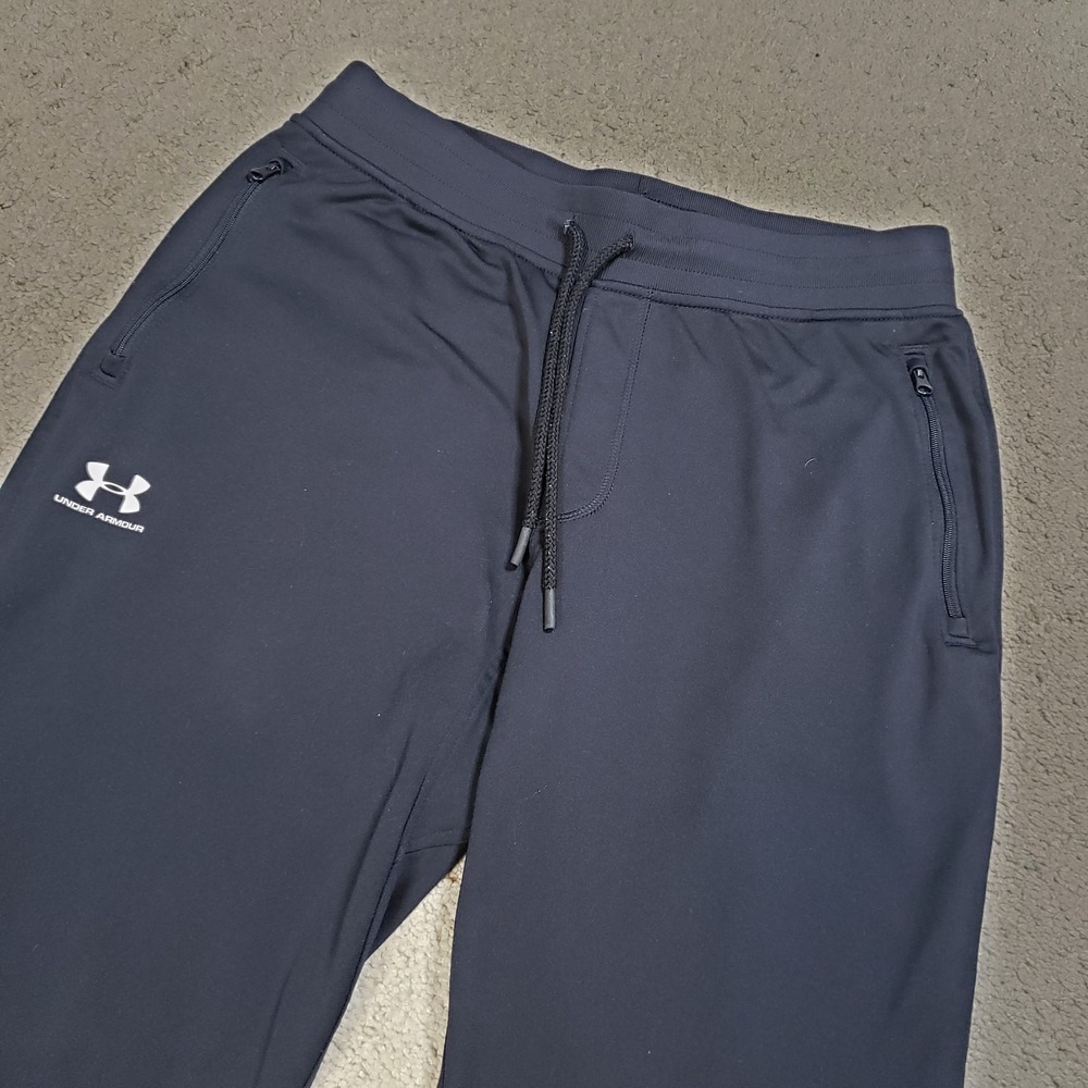 Under Armour Sportstyle Joggers Pants Men Large Black Sweatpants - Picture 3 of 9